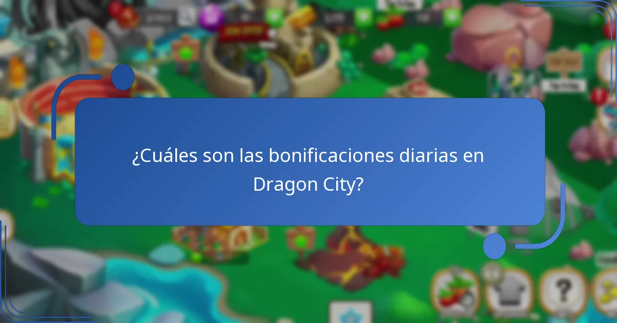 ¿Cómo mejoran las bonificaciones diarias la jugabilidad en Dragon City?