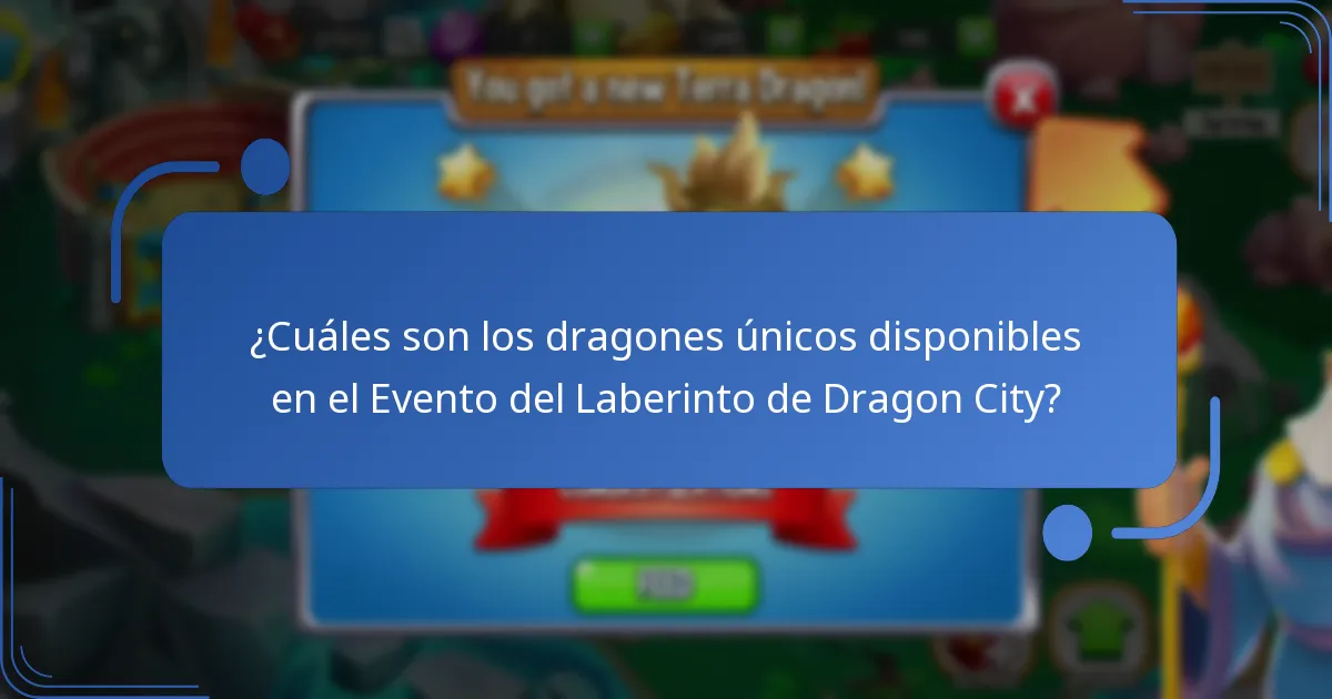 ¿Cuáles son las mecánicas del Evento del Laberinto de Dragon City?
